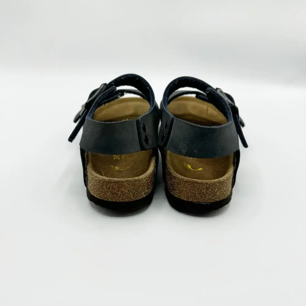 BIRKENSTOCK Milano Navy Blue Regular Sandals Kids 12 EU 30